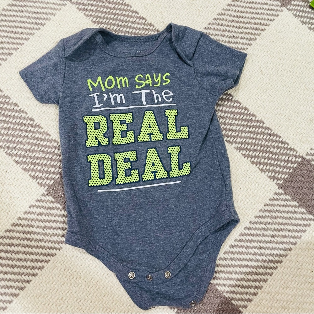 💙 3/$7 BUNDLE 💙 Short Sleeve Onesie 3/6 months